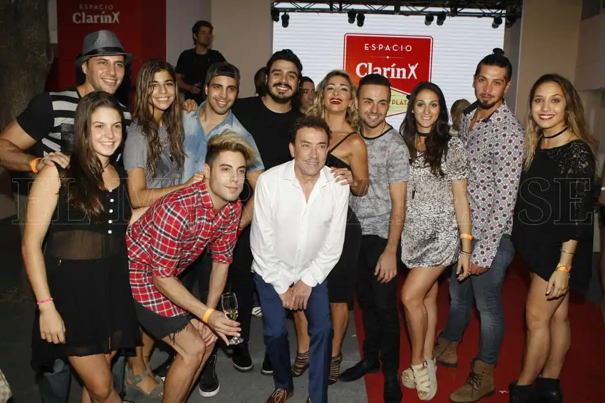 Las figuras del espectáculo disfrutaron del cierre del Espacio Clarín