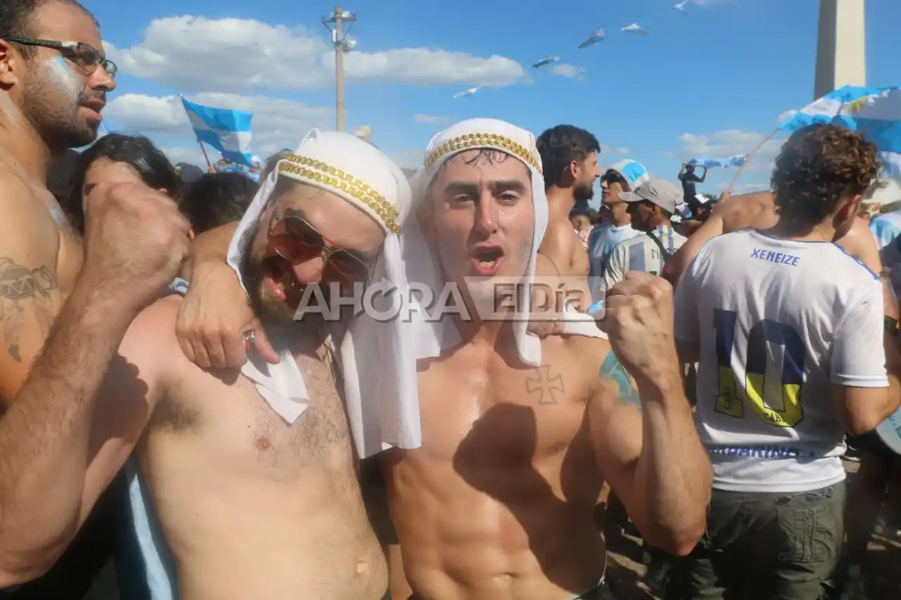 festejos argentina campeón obeliscos gualeguaychú - 7