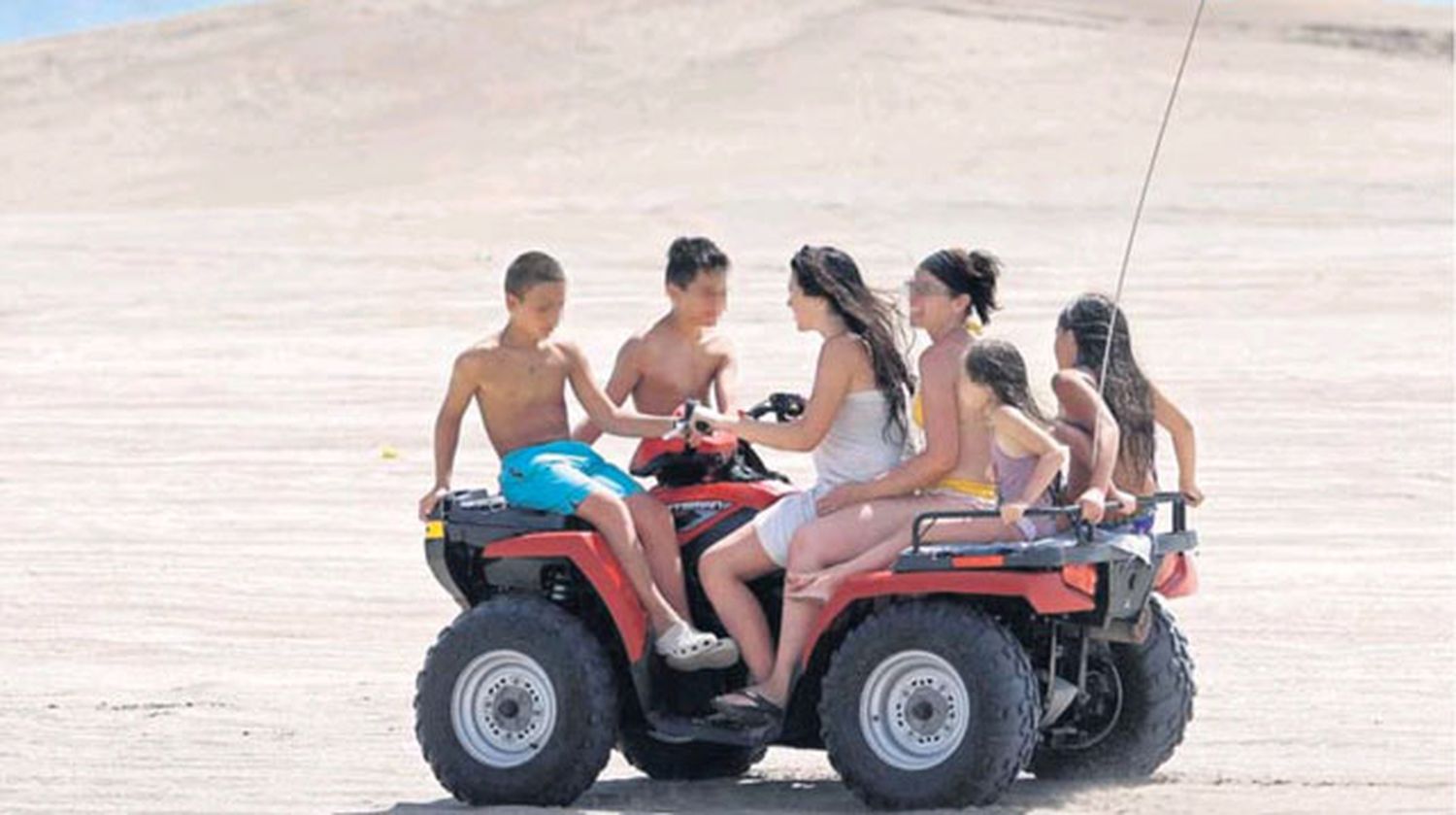 Pinamar autorizó el uso de cuatriciclos en el distrito