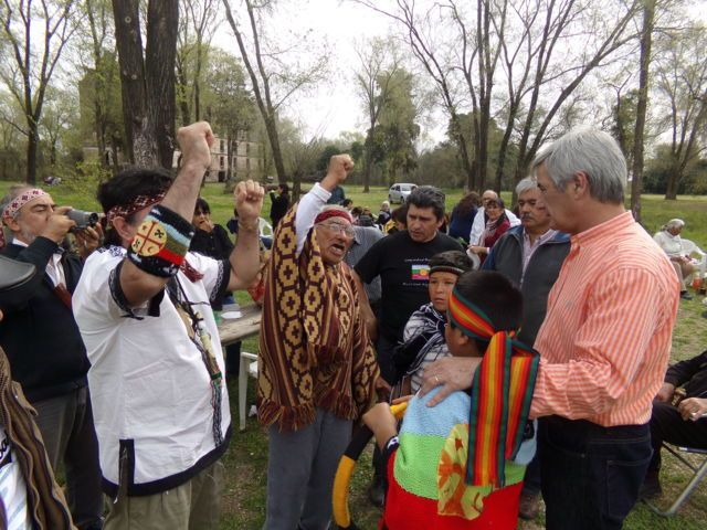Arrecifes: Intendente Bolinaga junto a los Pueblos Originarios