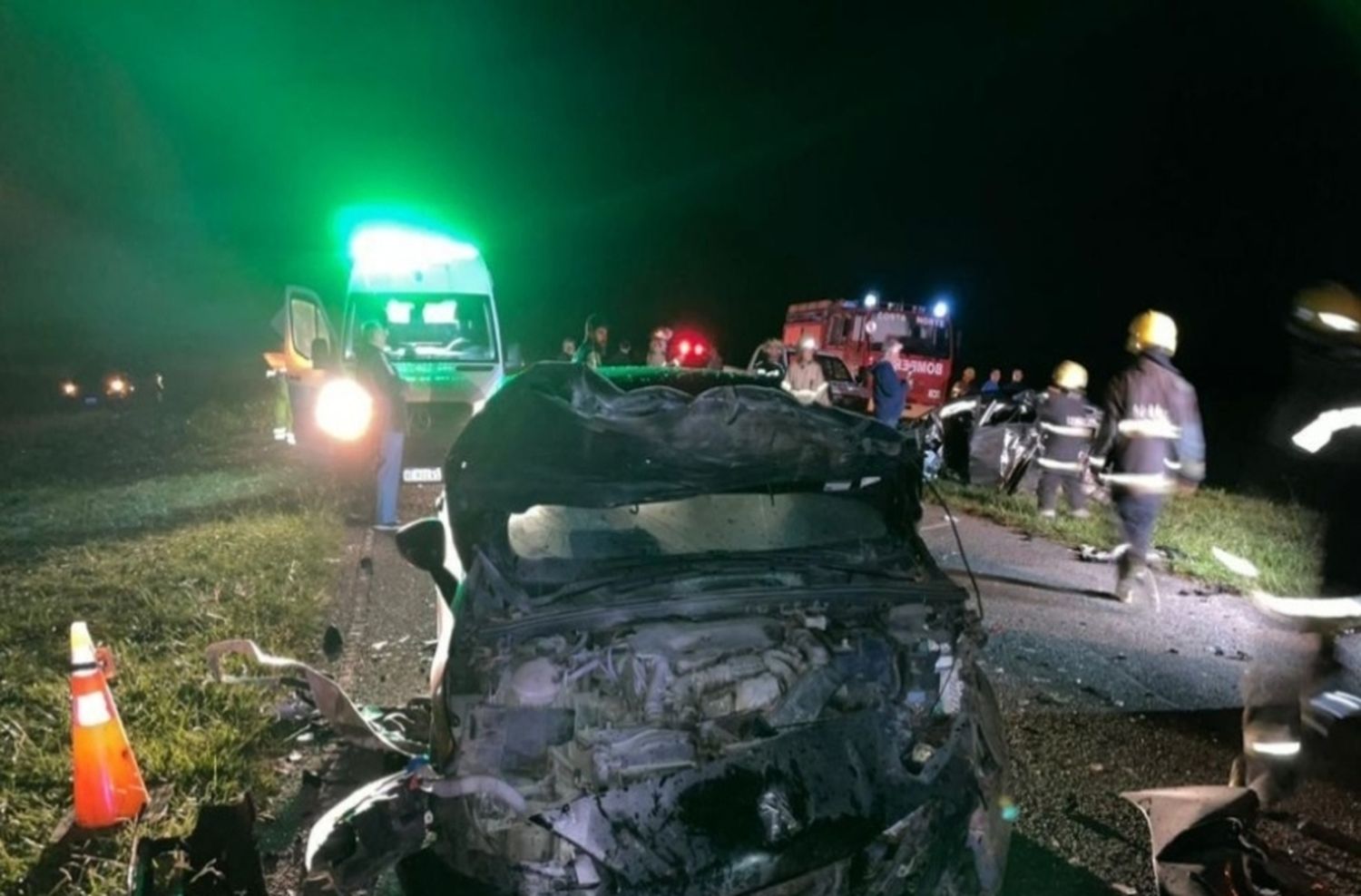 Múltiple choque en cadena en la Ruta 11, entre Villa Gesell y Mar Chiquita