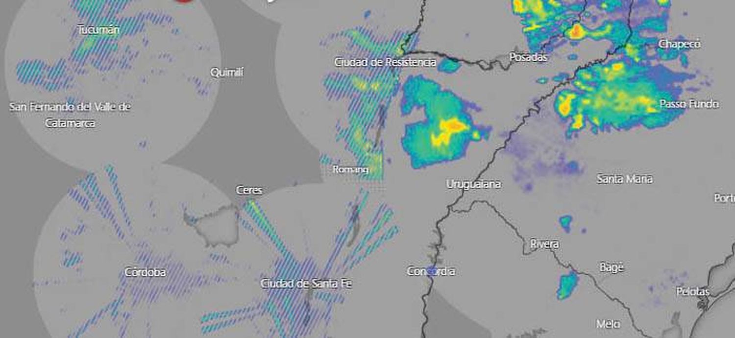 Alerta por tormentas para parte de Entre Ríos: se esperan hasta 50 mm de lluvia