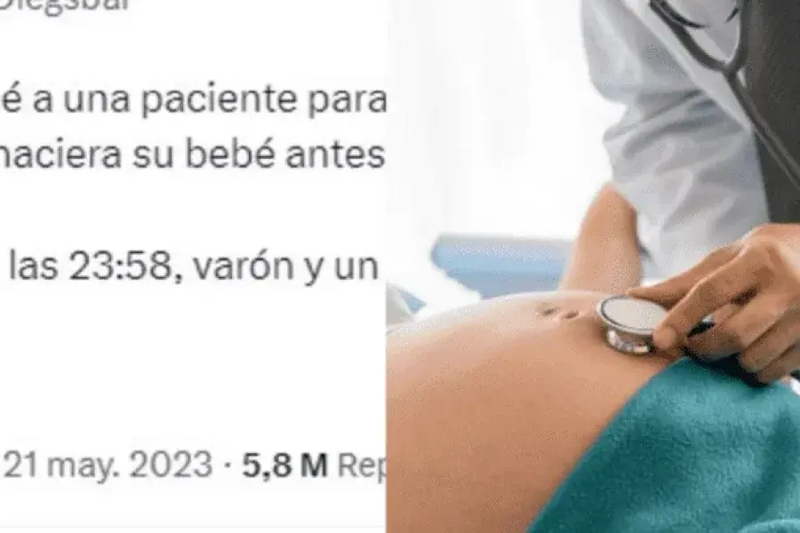 Obstetra recomendó adelantar un parto por un desopilante motivo: "De nada"