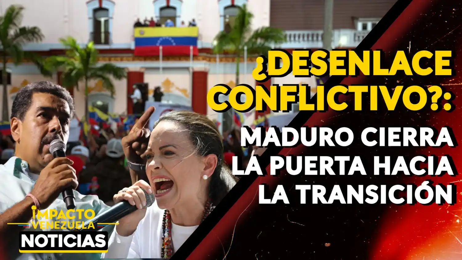 ¿DESENLACE CONFLICTIVO? Maduro cierra la puerta hacia la transición – VIDEO