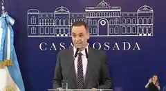 Adorni confirmó que la quita de subsidios “se aplicará a partir del 1 de enero”