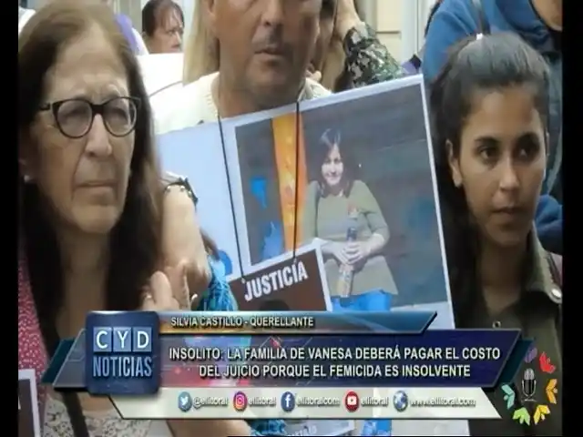 La familia de Vanesa deberá pagar el costo del juicio porque el femicida es insolvente