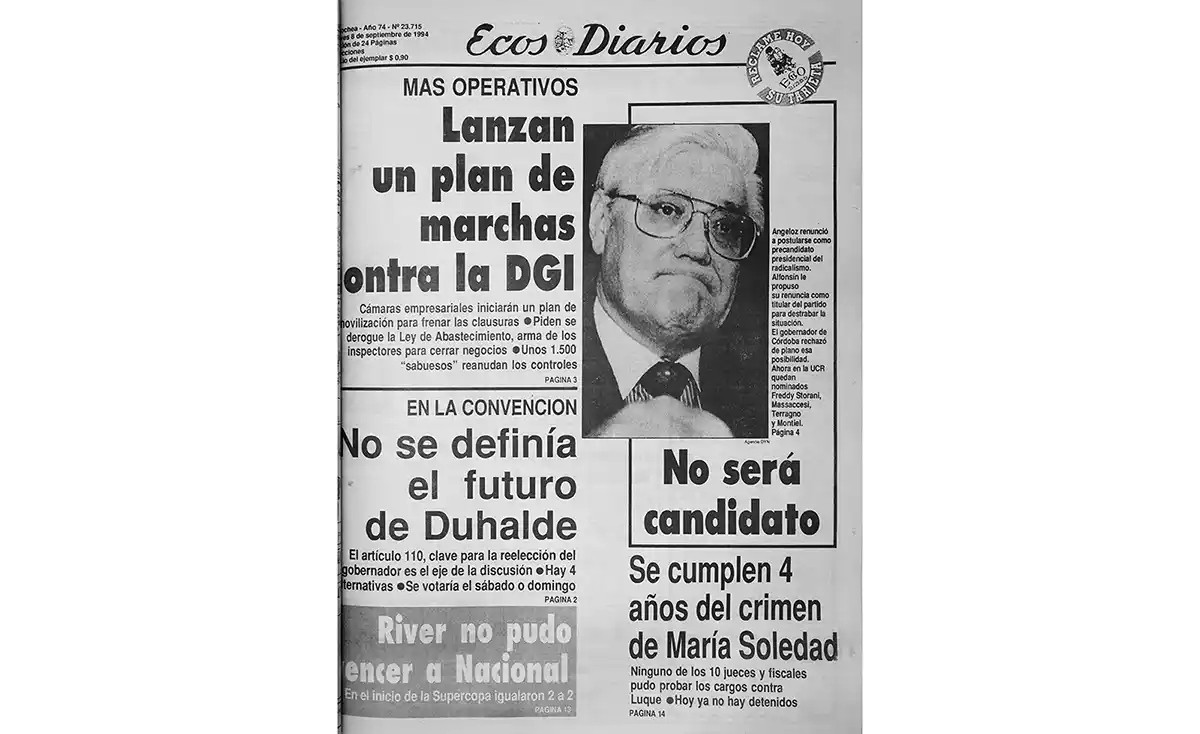 Jueves 8 de septiembre de 1994.