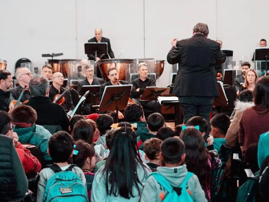 Inicia una nueva edición del programa A Toda Orquesta con música de la Sinfónica para escuelas de toda la provincia