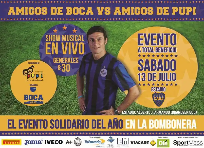 La Fundación Pupi realiza un nuevo partido de fútbol solidario