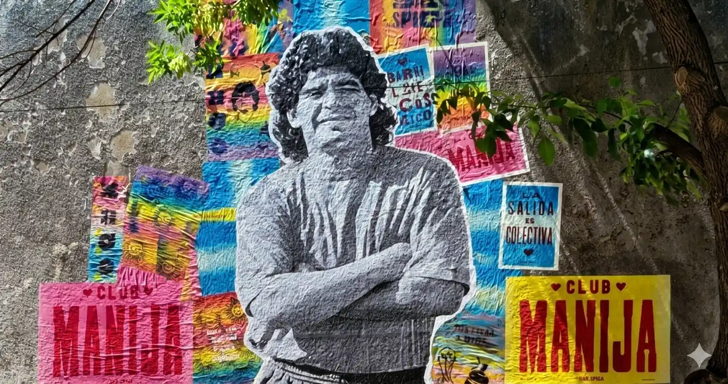 Mural inaugurado en noviembre de 2024. Ahora se hará uno nuevo en Quequén, en la sede del programa Envión