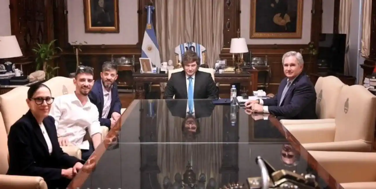 Milei recibió a los hermanos Cunio, argentinos liberados tras secuestro de Hamas.