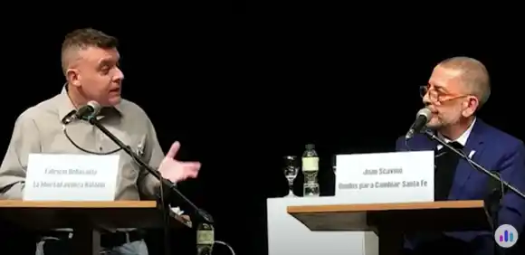 VIDEO | Debate caliente en Rafaela: así se vivió el momento más tenso entre Dellasanta, Scavino y Mársico