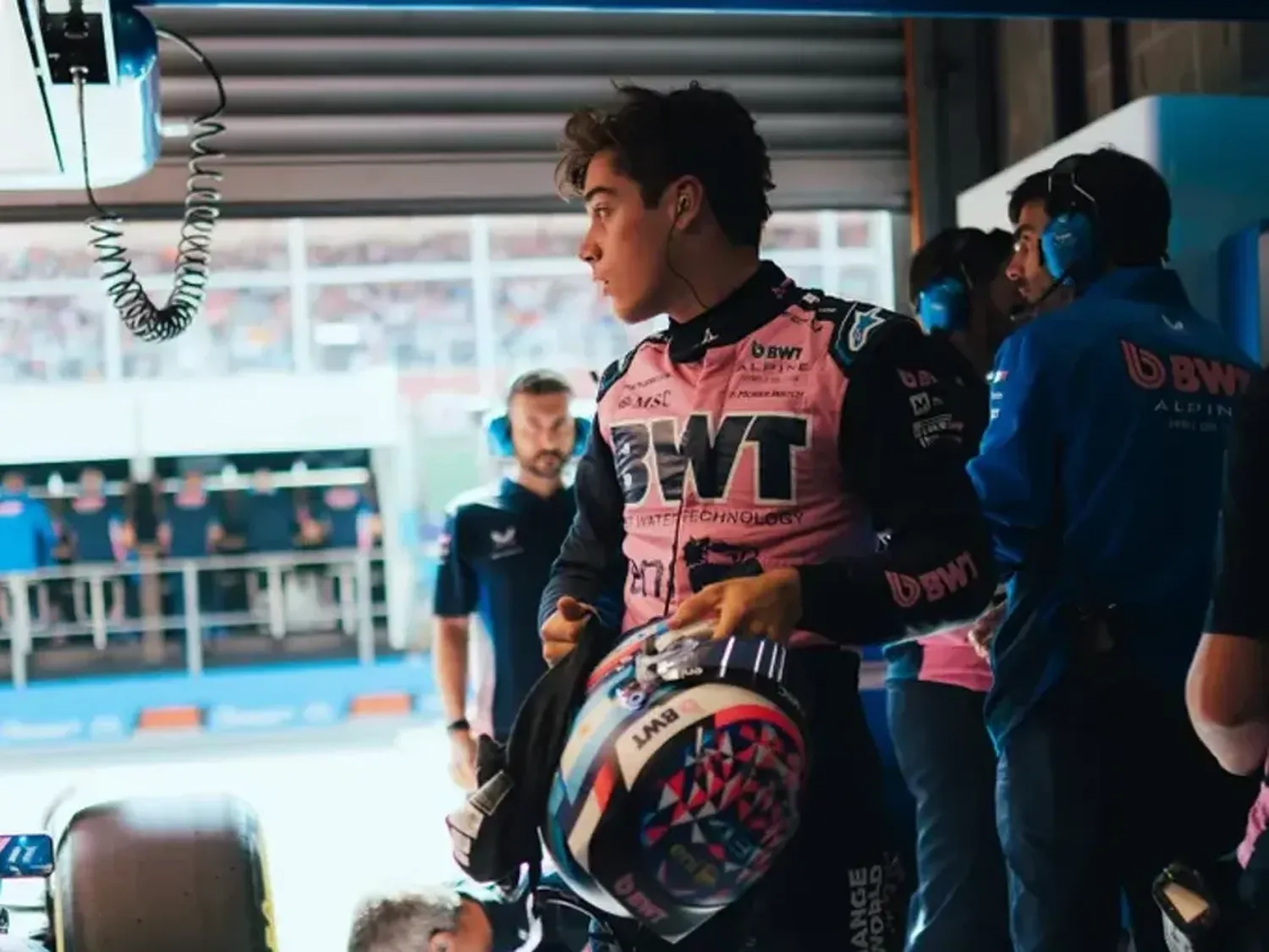 El lamento de Colapinto tras clasificar 17° para la carrera del GP de Bélgica: “Estábamos muy cerquita”