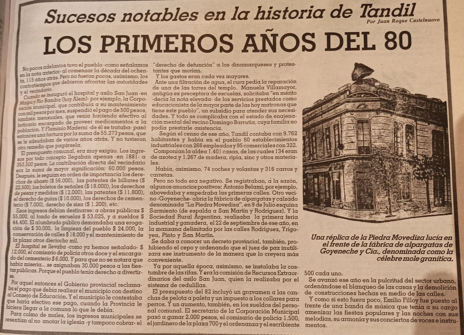 Los primeros años de la década de 1880