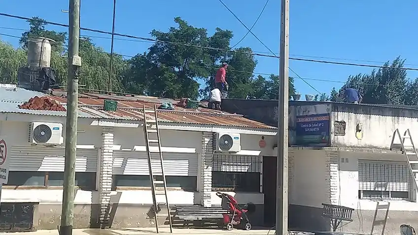 Refaccionan una sala  de primeros auxilios