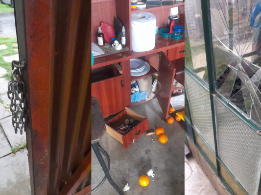 Inseguridad: violentaron el portón de la entrada y le desvalijaron la casa a una familia