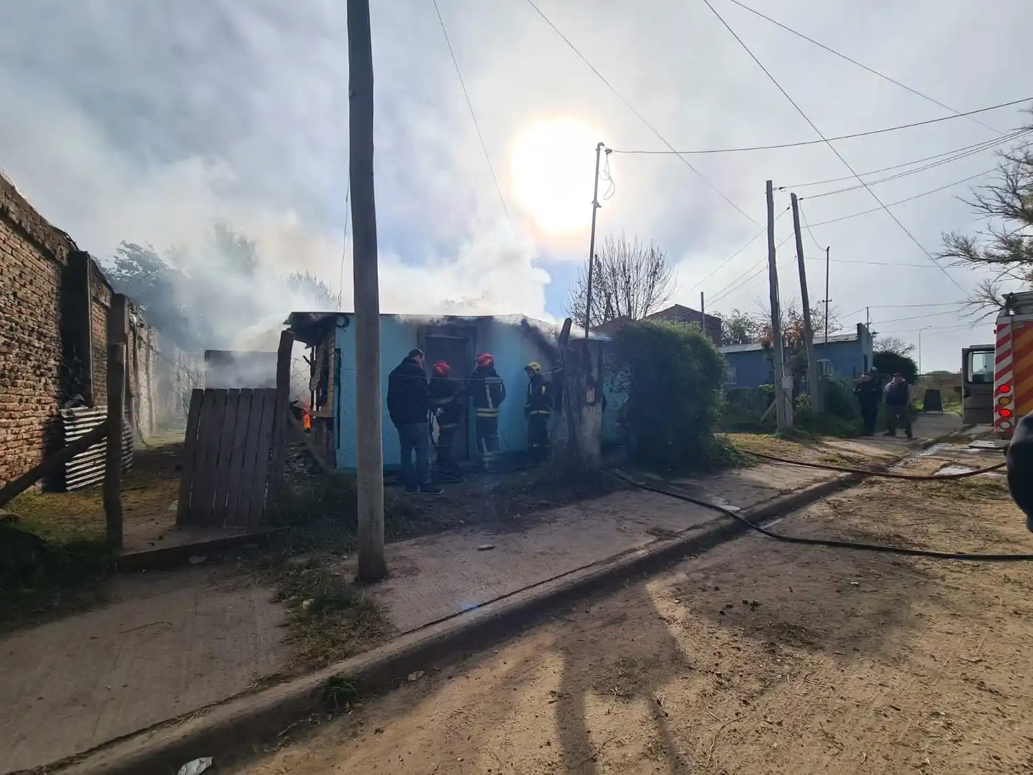 Tragedia en Defensa Costera: una mujer de 84 años murió en el incendio de su vivienda y la familia pide ayuda solidaria