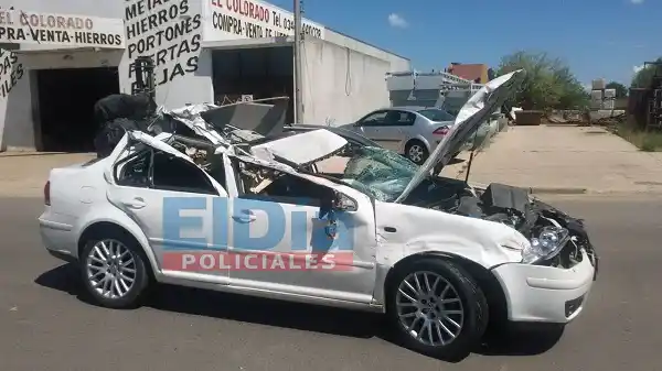 Múltiple accidente en el acceso Luis Jeannot Sueyro