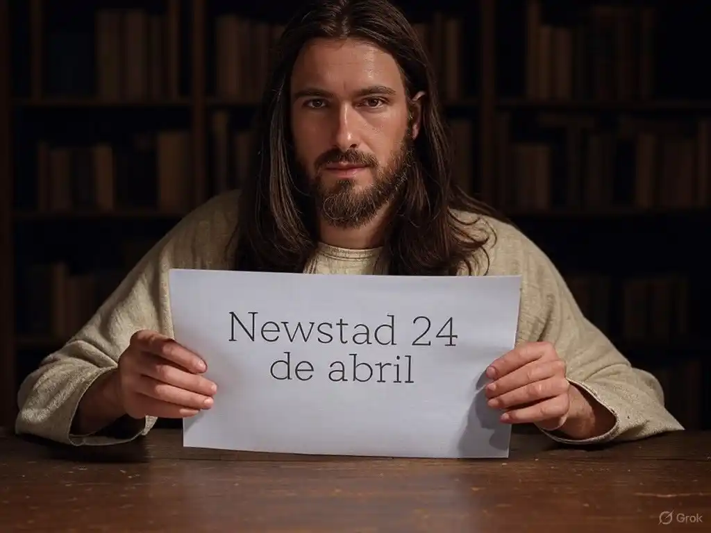 Santoral. Francisco, leyendo el Santoral del 24 de abril.