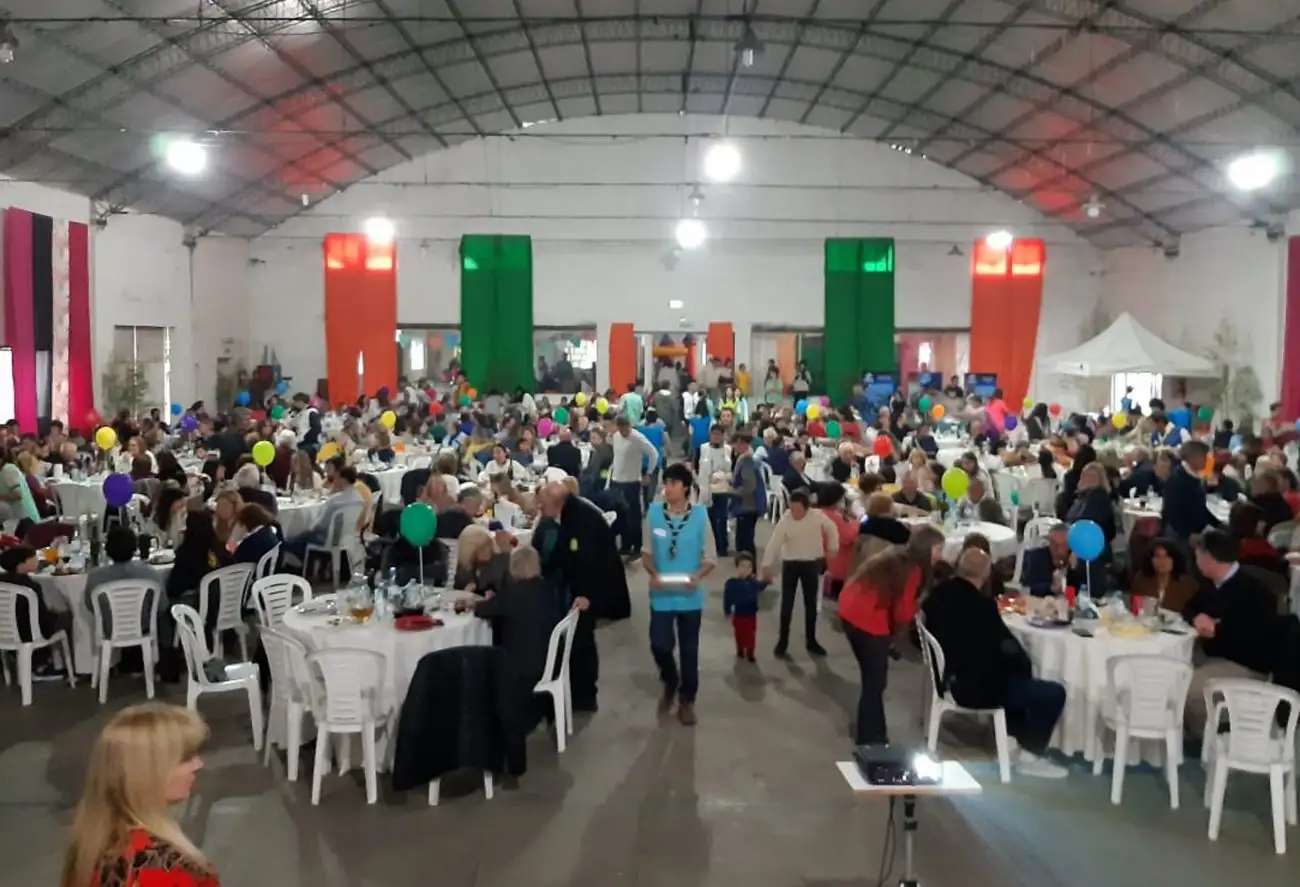 Más de 550 personas participaron del asado de  Ciane 