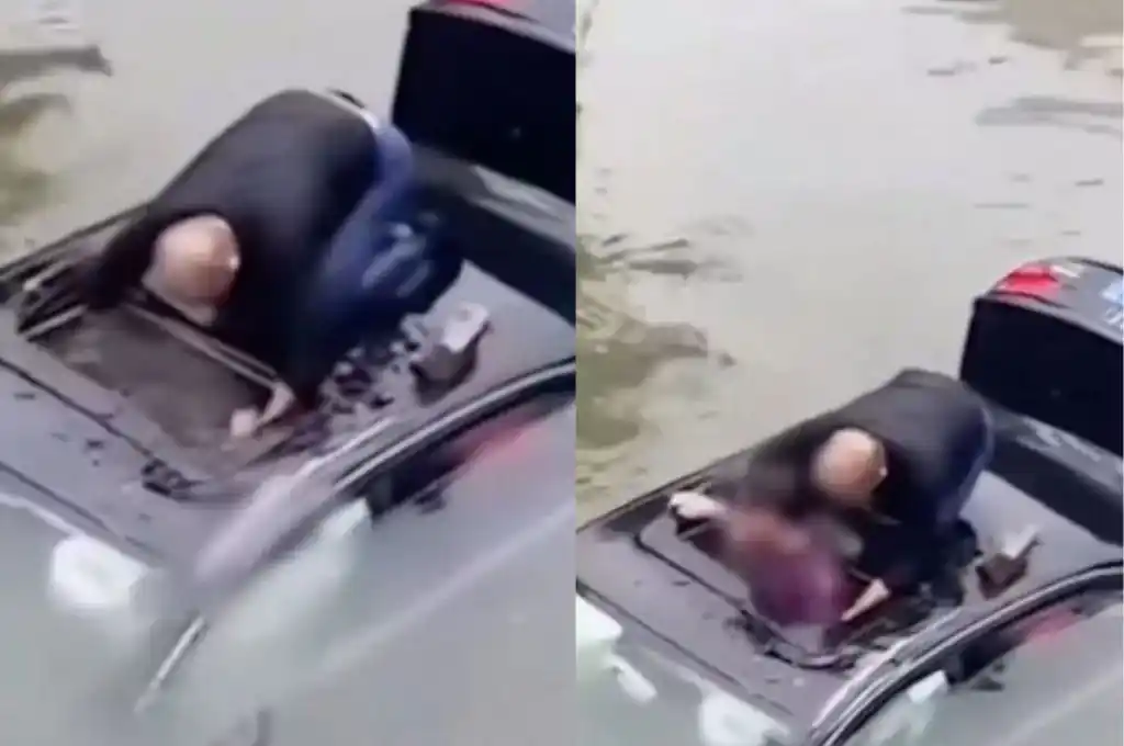 Militar logró salvar a un conductor