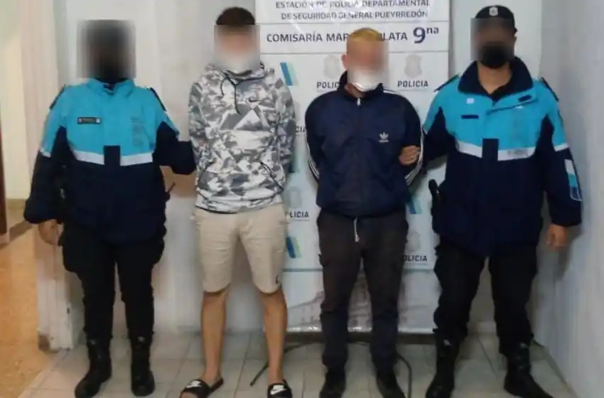 Robaron una rueda y fueron sorprendidos