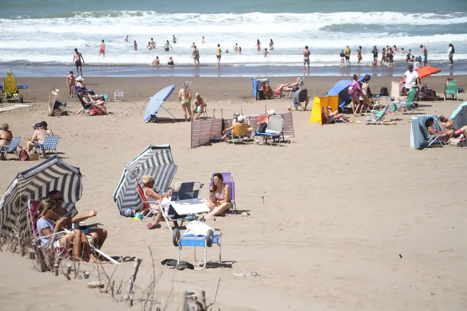Claridad en las playas de Claromecó