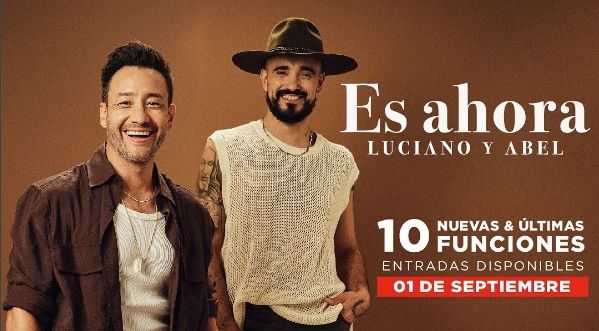 Es ahora: nuevas y últimas funciones de Abel Pintos junto a Luciano Pereyra