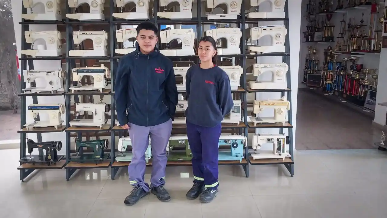 Alexis Moya Herrador y Nadia Barrionuevo .