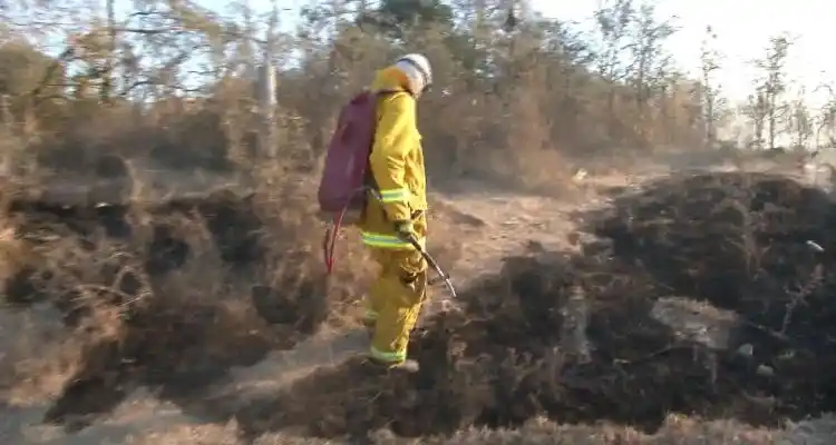 Bomberos Voluntarios recomendó precaución por posibles incendios ante la sequía y altas temperaturas.
