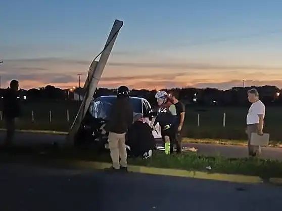 Otro violento accidente en Ruta 11, a pocos kilómetros de donde esta mañana murió un nene