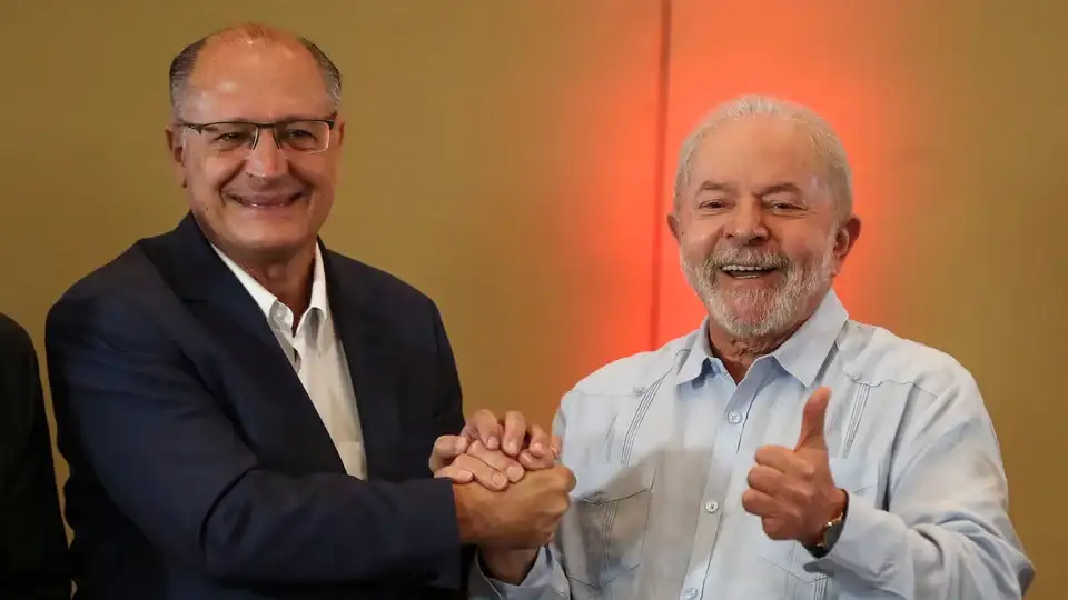 El vicepresidente de Brasil, Gerardo Alckmin, junto a Luiz Inácio Lula da Silva.