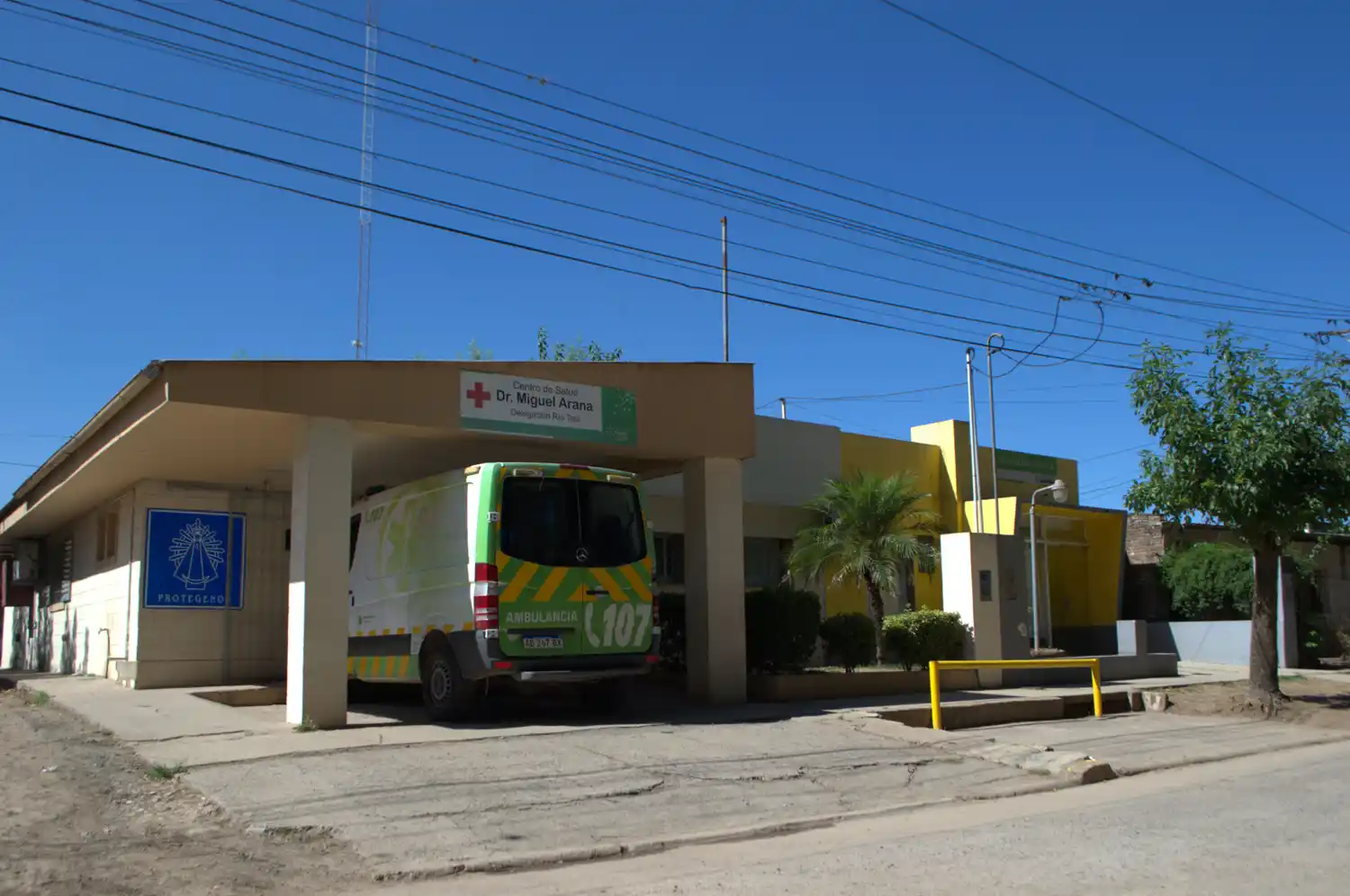 El enfermero fue trasladado del Hospital al Centro de Salud de Río Tala.