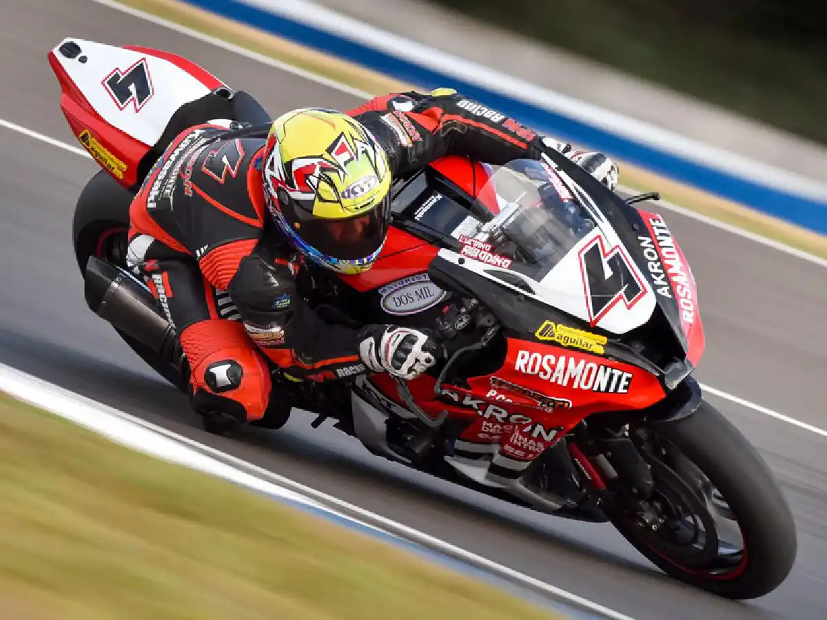 Ribodino se subió al podio