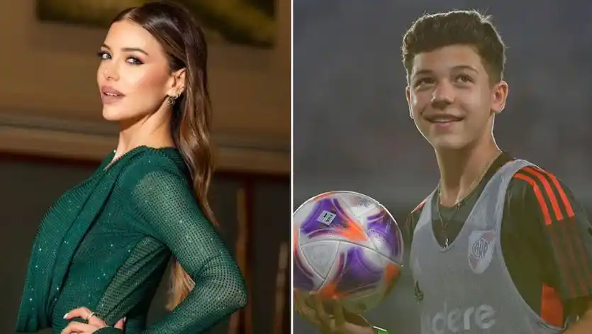 La emotiva foto retro de Evangelina Anderson para su hijo Bastian: “Te extraño”