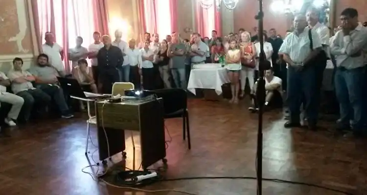 Salazar recorrió áreas, brindó con los municipales y agradeció “el esfuerzo y la colaboración”
