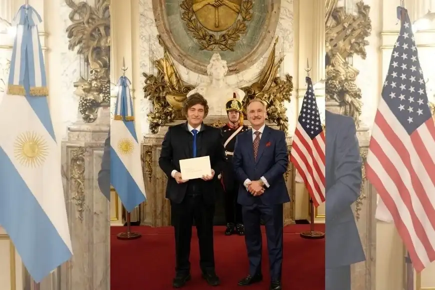 Milei recibió a Peter Lamelas
