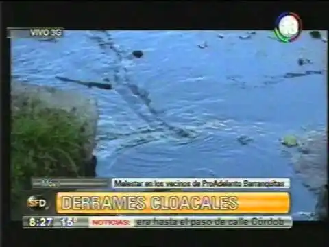 La vecinal de Barranquitas reclama por derrames cloacales