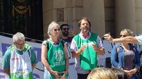 En Tandil se suman al paro convocado por ATE nacional “en defensa de la democracia”, y marchan a Capital