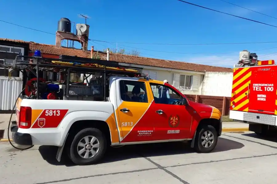 Principio de incendio en una vivienda en el oeste de la ciudad