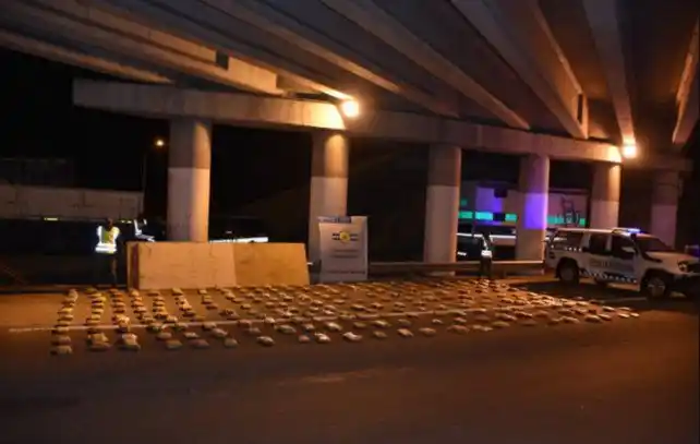 Narcotrafico:millonario cargamento de drogas en Gualeguaychú