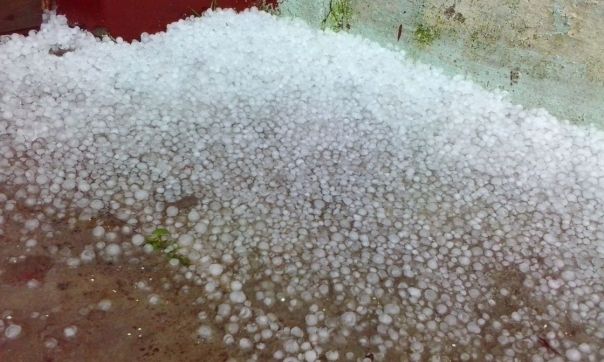 Alerta meteorológico: Impactante granizada en Tandil