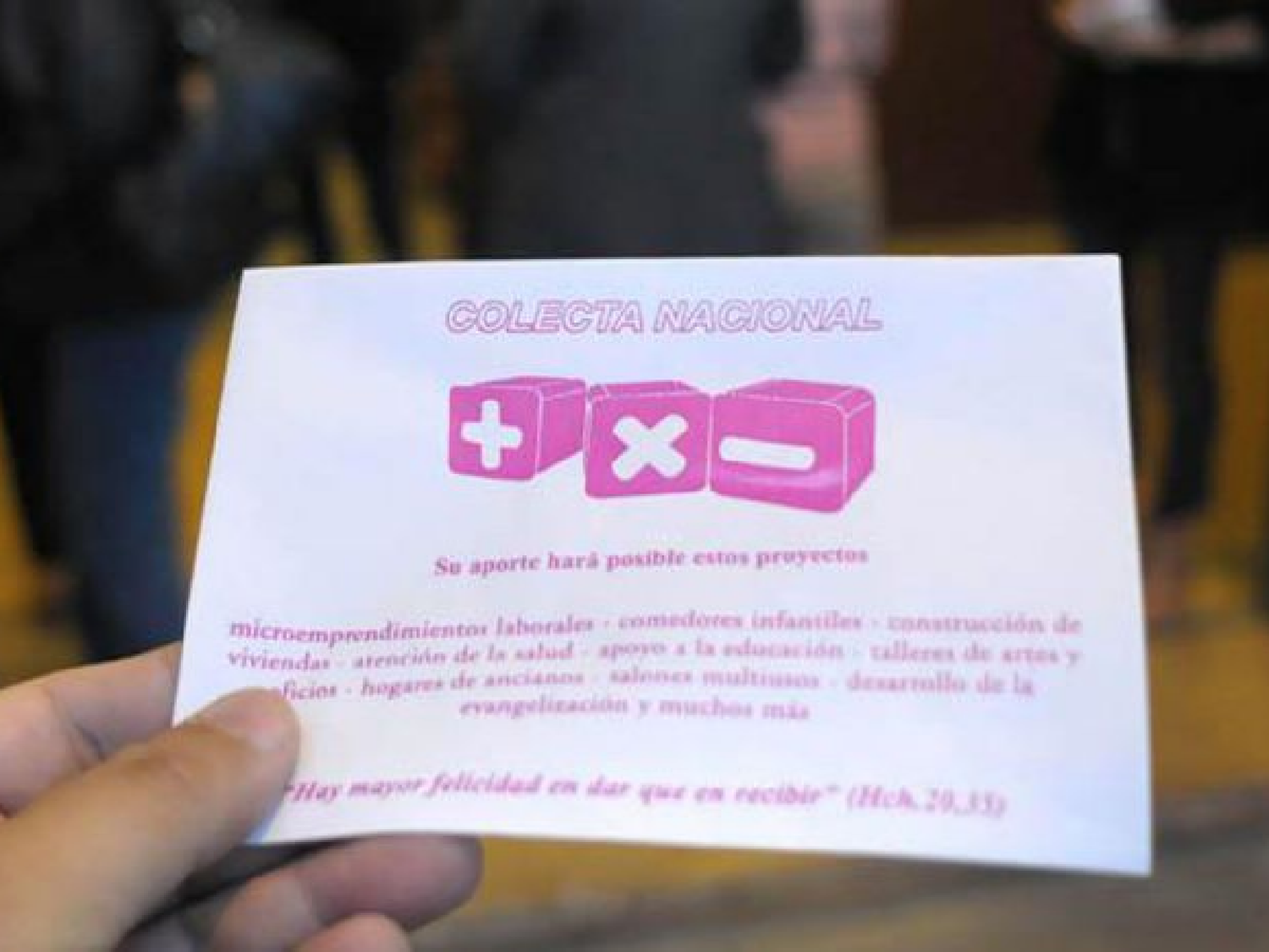 Se realiza este fin de semana la 50ª colecta Más x Menos