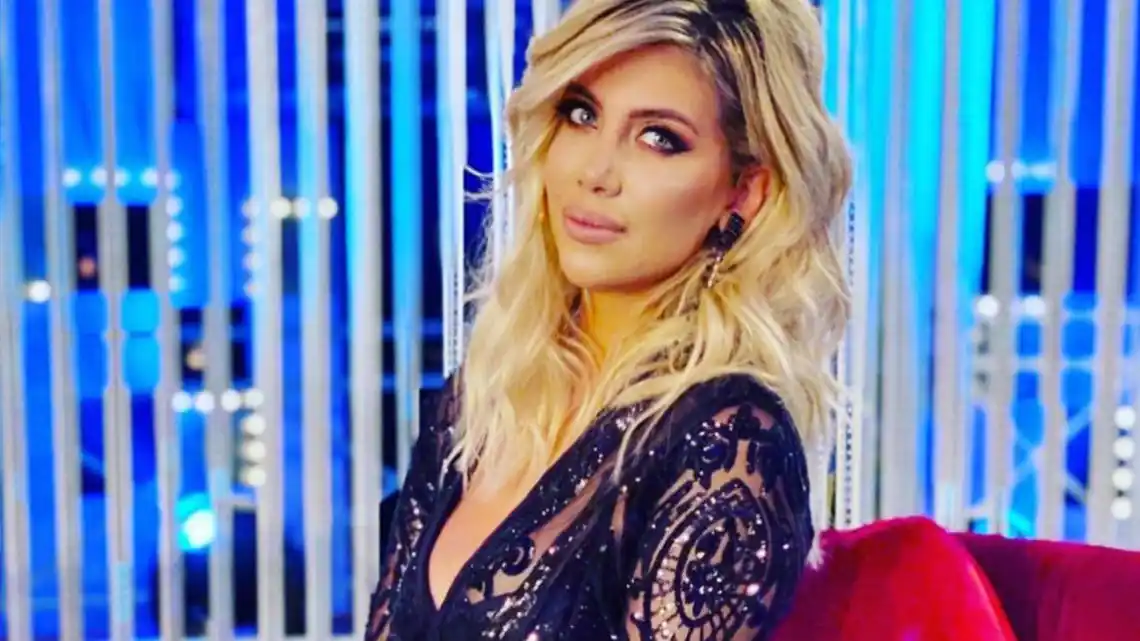 El infartante topless de Wanda Nara