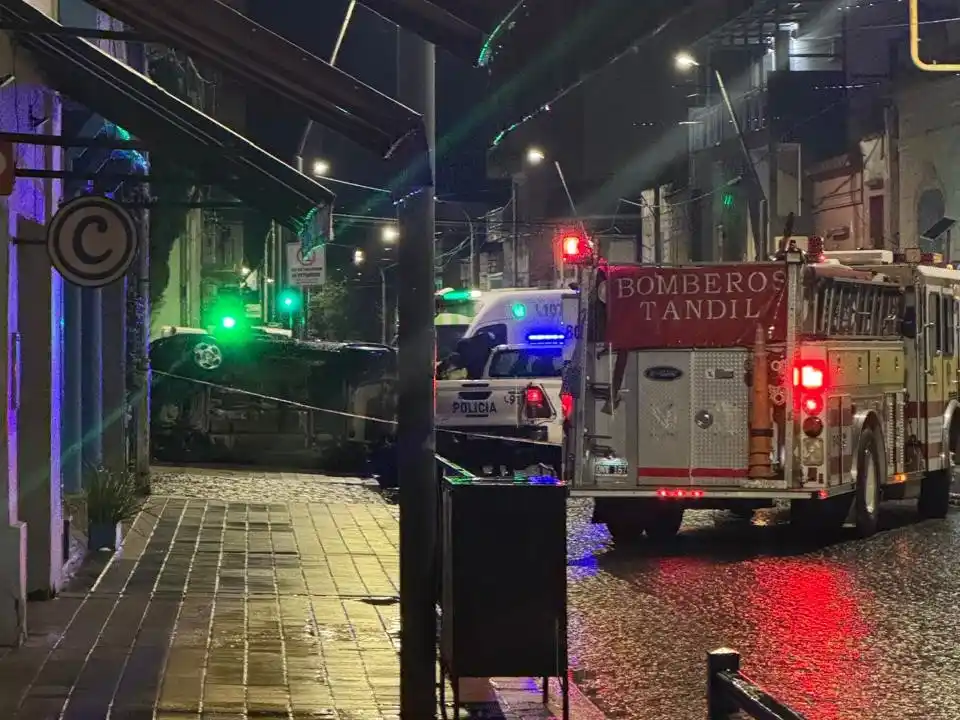 El siniestro se produjo en Mitre entre Yrigoyen y Rodríguez.