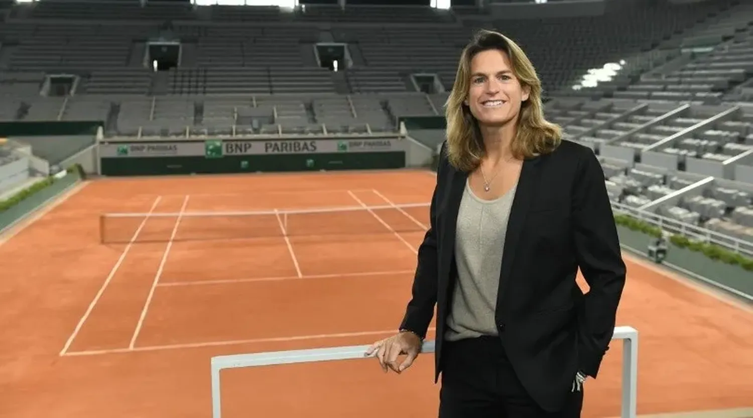 Amélie Mauresmo es la primera mujer en ser directora de Roland Garros