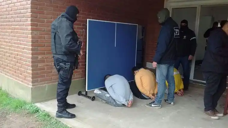 En megaoperativo, cayó banda que realizaba entraderas en Rosario