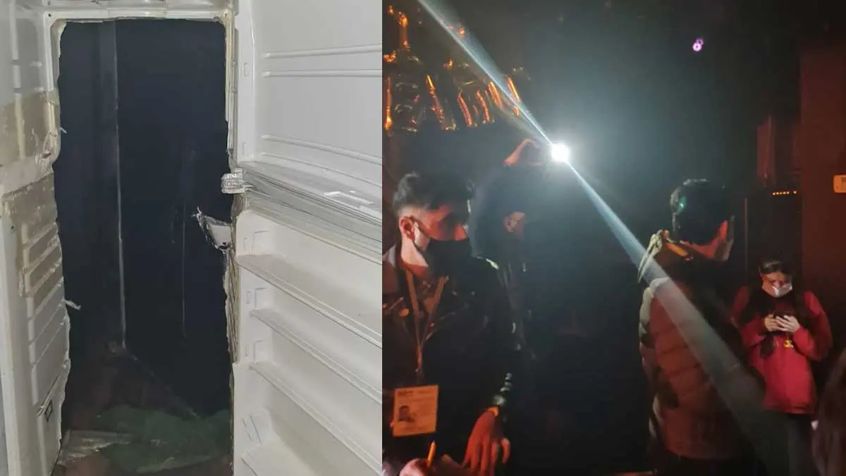Clausuran bar donde los clientes entraban por una nevera falsa