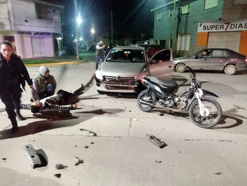 Un motociclista herido, luego de una serie de “picadas” ilegales