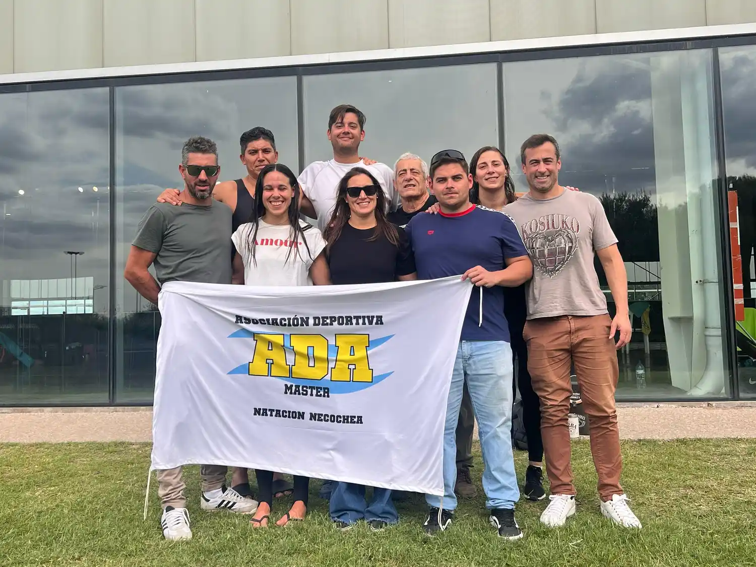 Gran actuación. De los nadadores de ADA Master en Parque Roca